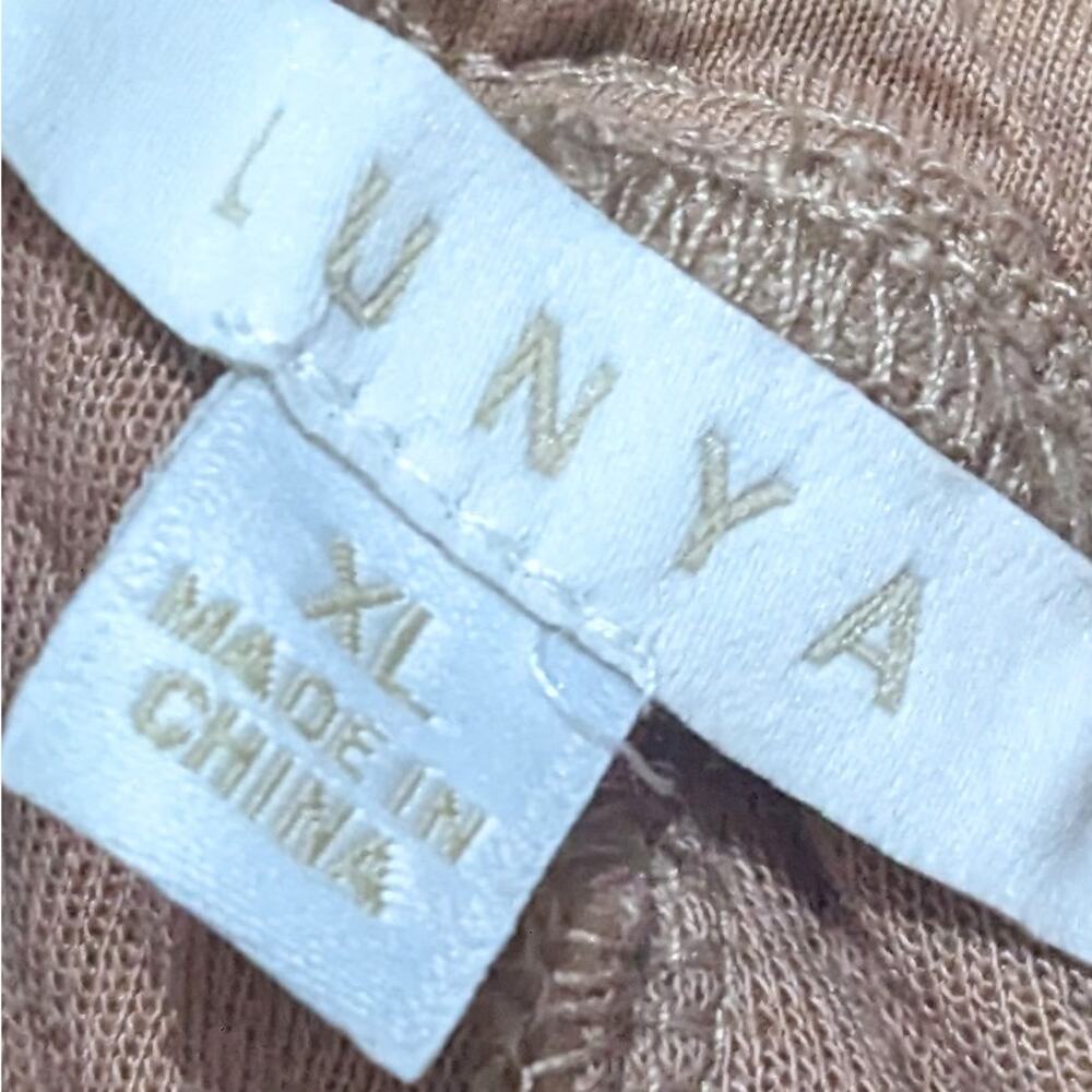 Lunya Restore Double Faced Pants Otium Tan Heather Women's Size XL - Picture 9 of 10